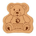 Teddy Bear Shape Cork Coasters